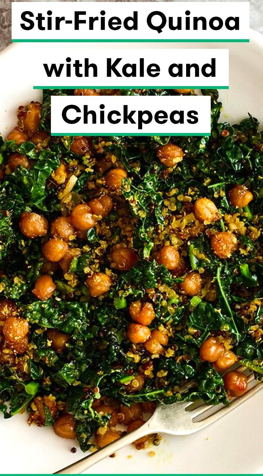 High Protein Vegetarian Recipes Main Dish
 This hearty stir fried quinoa and chickpea dish is perfect