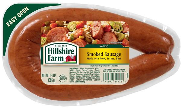 Hillshire Farms Turkey Sausage
 Hillshire Farm Smoked Sausage