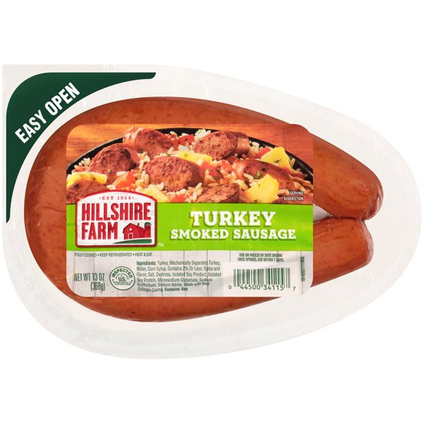 Hillshire Farms Turkey Sausage
 Hillshire Farm Turkey Smoked Sausage Rope 13 oz