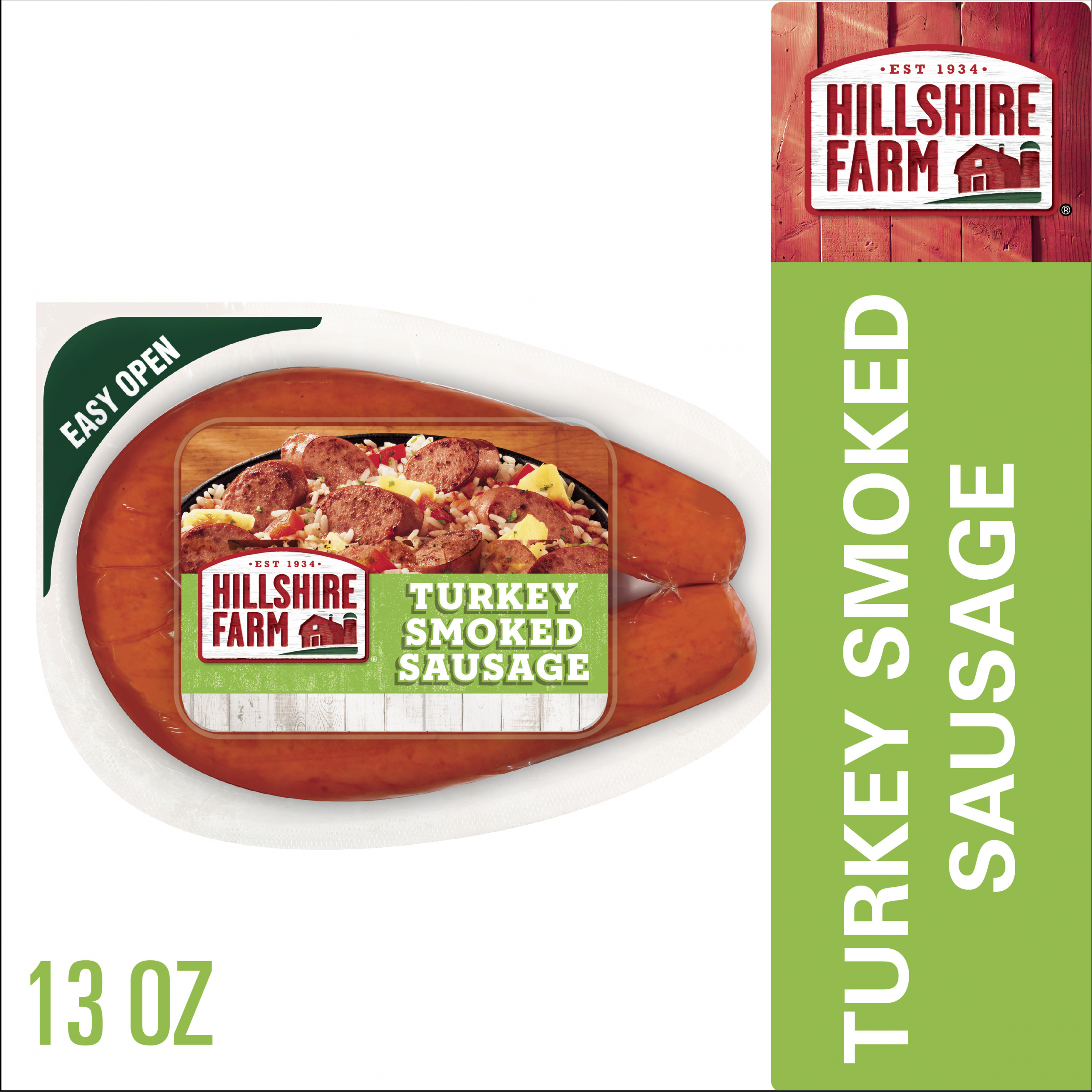 Hillshire Farms Turkey Sausage
 Hillshire Farm Turkey Smoked Sausage Rope 13 oz