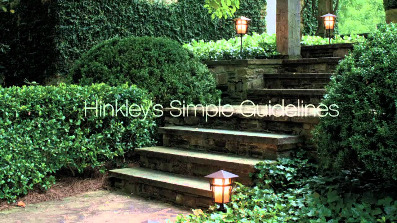 Hinkley Landscape Lighting
 Getting Started with Hinkley Landscape Lighting