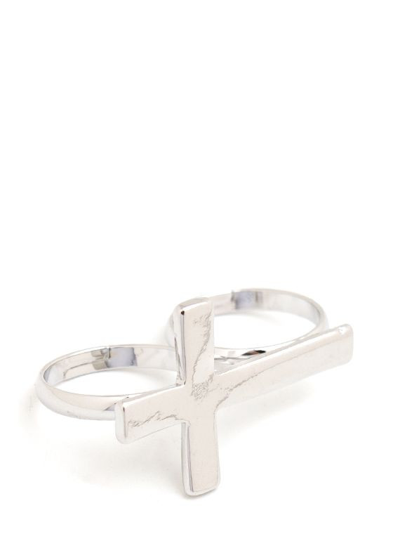 Hipster Wedding Rings
 cross ring