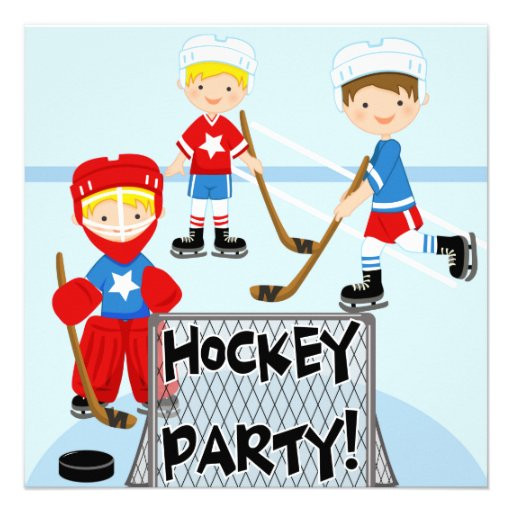 Hockey Birthday Invitations
 240 Hockey Birthday Invitations Hockey Birthday