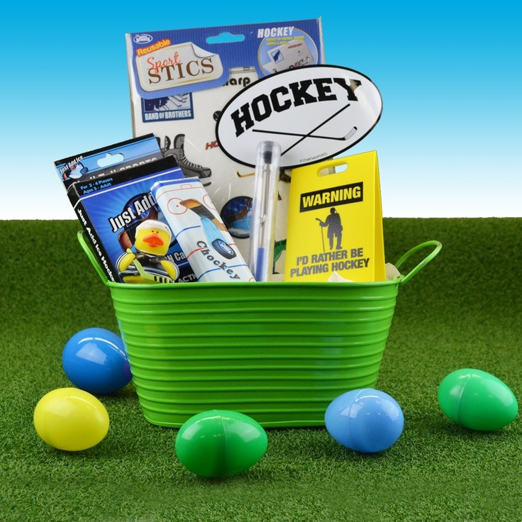 Hockey Gift Basket Ideas
 Hockey Easter Basket Hockey