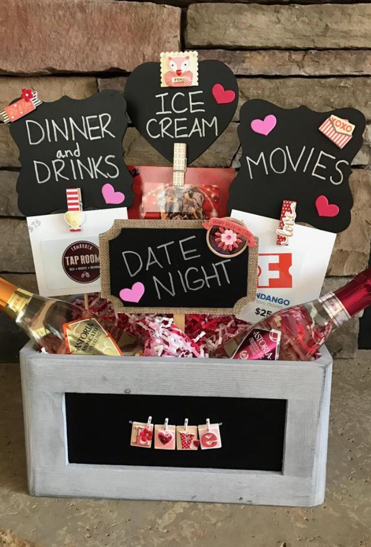 Hockey Gift Basket Ideas
 Date Night basket for our hockey association fundraiser