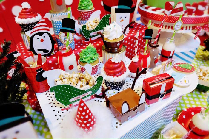 Holiday Birthday Party Ideas
 Kara s Party Ideas Christmas Themed 10th Birthday Party