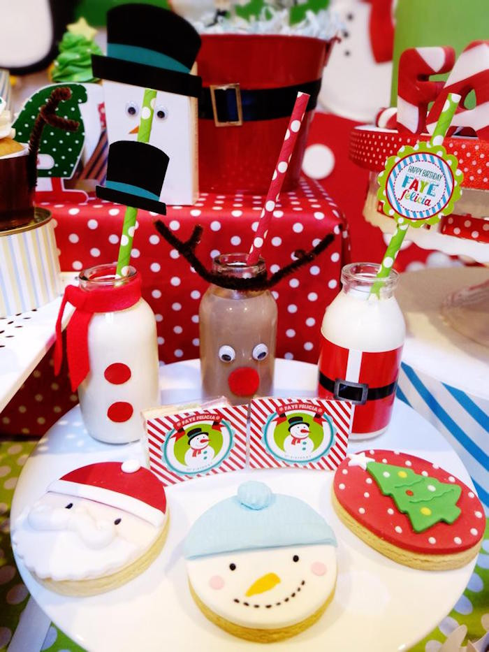 Holiday Birthday Party Ideas
 Kara s Party Ideas Christmas Themed 10th Birthday Party