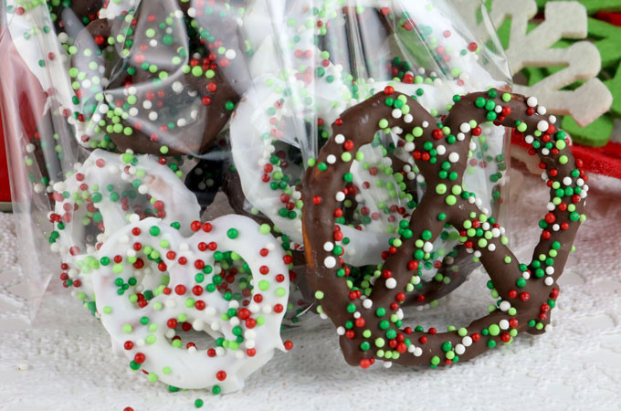 Holiday Chocolate Covered Pretzels
 Homemade Chocolate Covered Pretzels Two Sisters