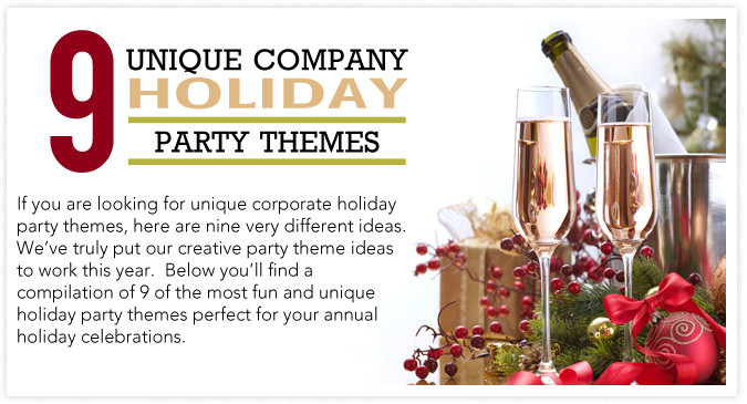 Holiday Christmas Party Ideas Work
 9 Unique pany Holiday Party Themes