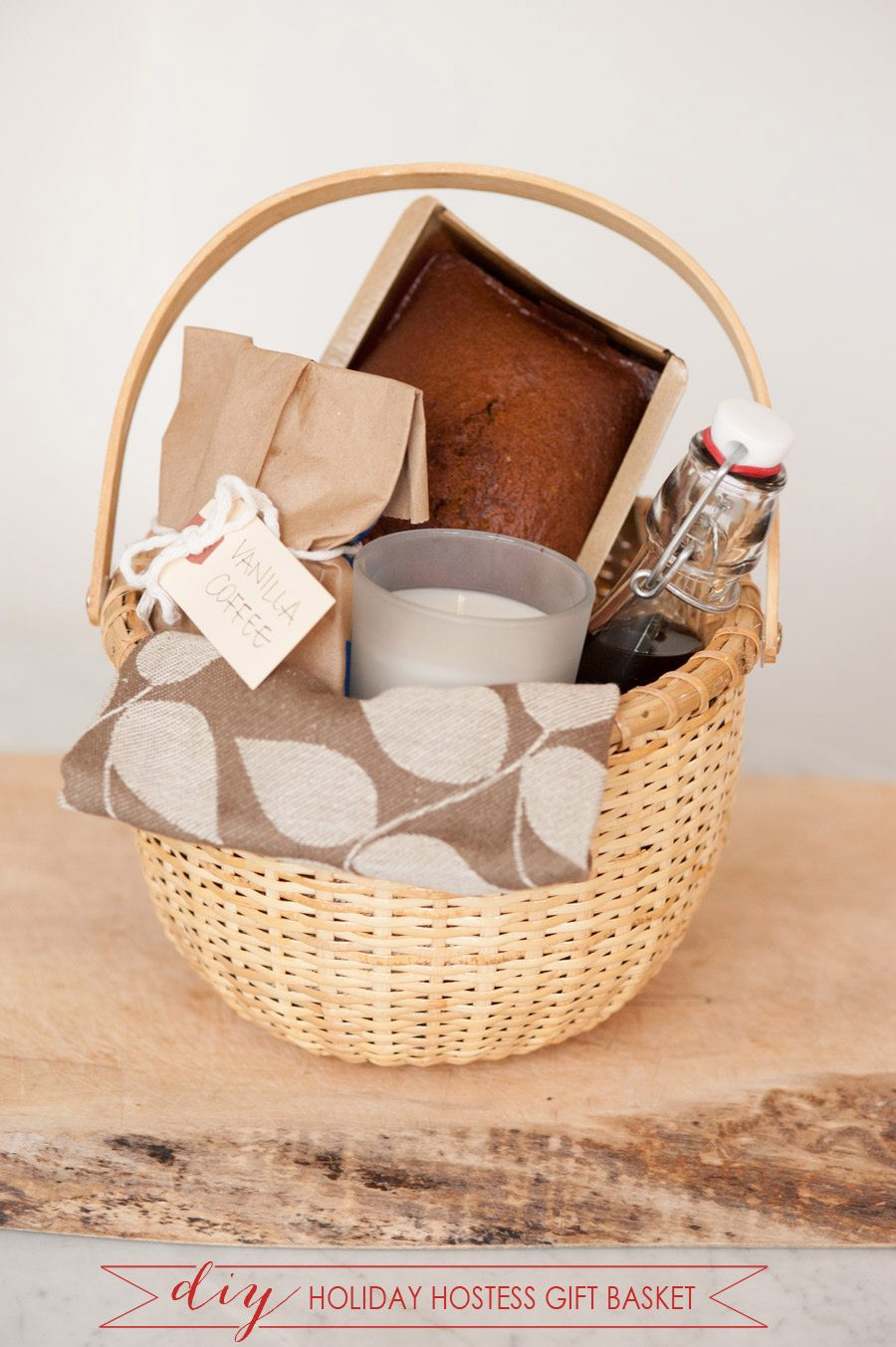 Holiday Gift Basket Ideas Homemade
 DIY Holiday Hostess Gift Basket The Sweetest Occasion