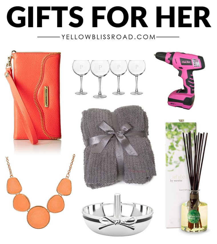 Holiday Gift Ideas For Her
 Christmas Gift Ideas for HER to Fit Every Bud Yellow