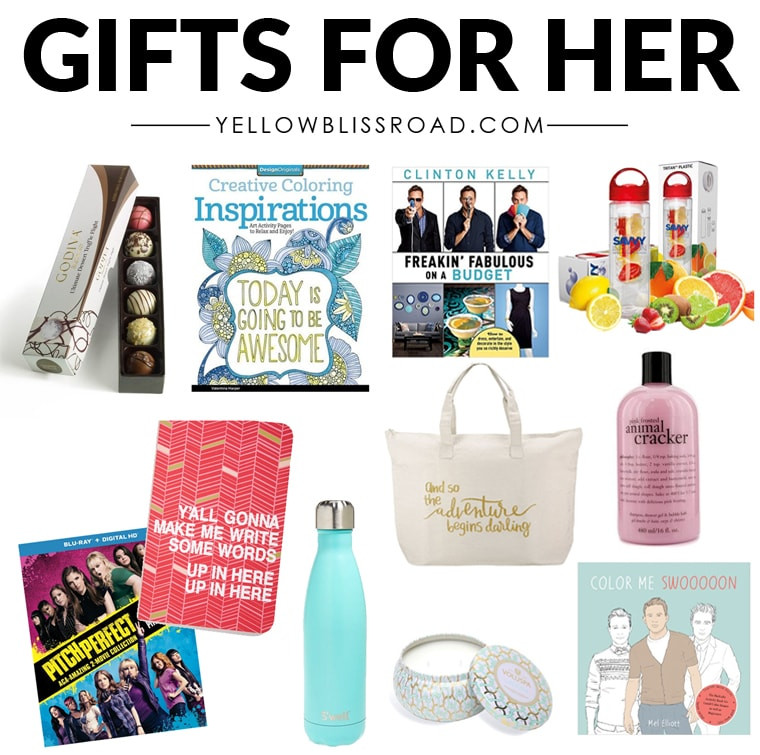 Holiday Gift Ideas For Her
 Christmas Gift Ideas for HER to Fit Every Bud Yellow