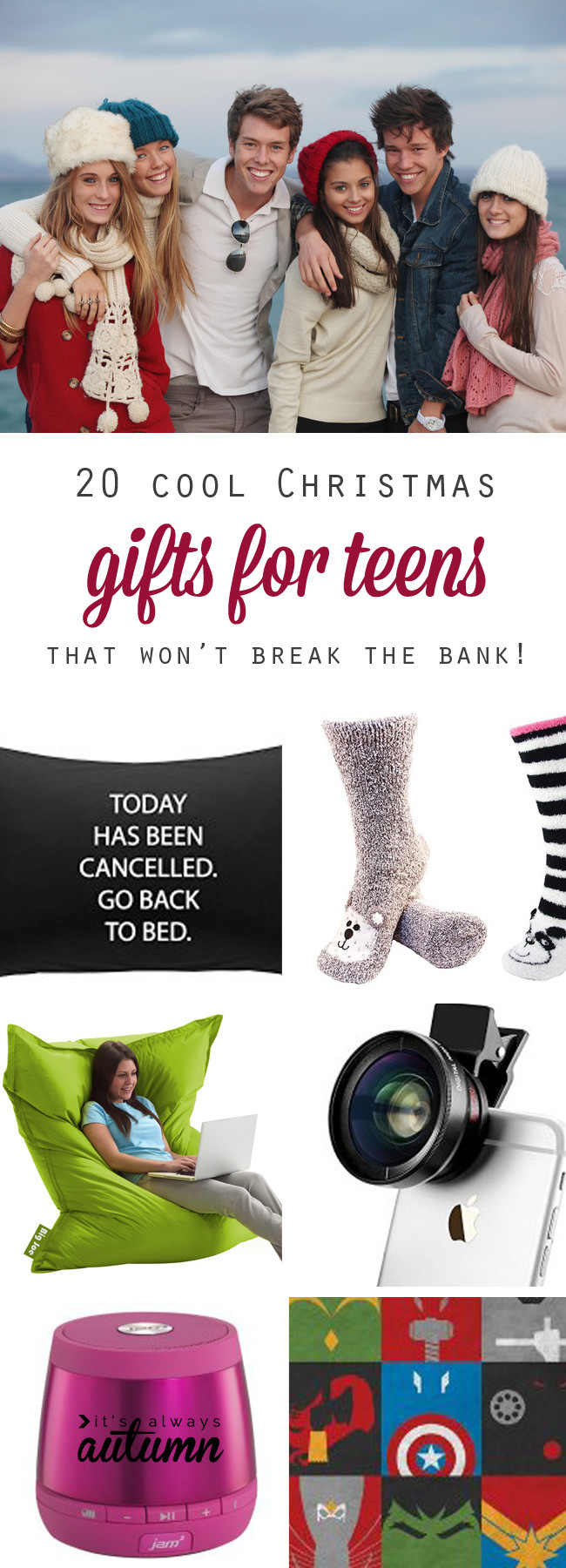 Holiday Gift Ideas For Teens
 best Christmas t ideas for teens It s Always Autumn