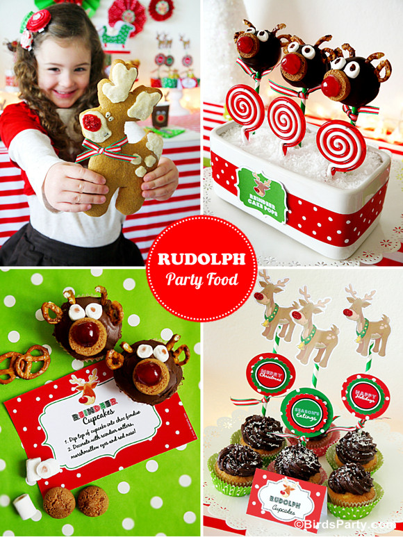 Holiday Party Food Ideas Kids
 Rudolph Holiday Party