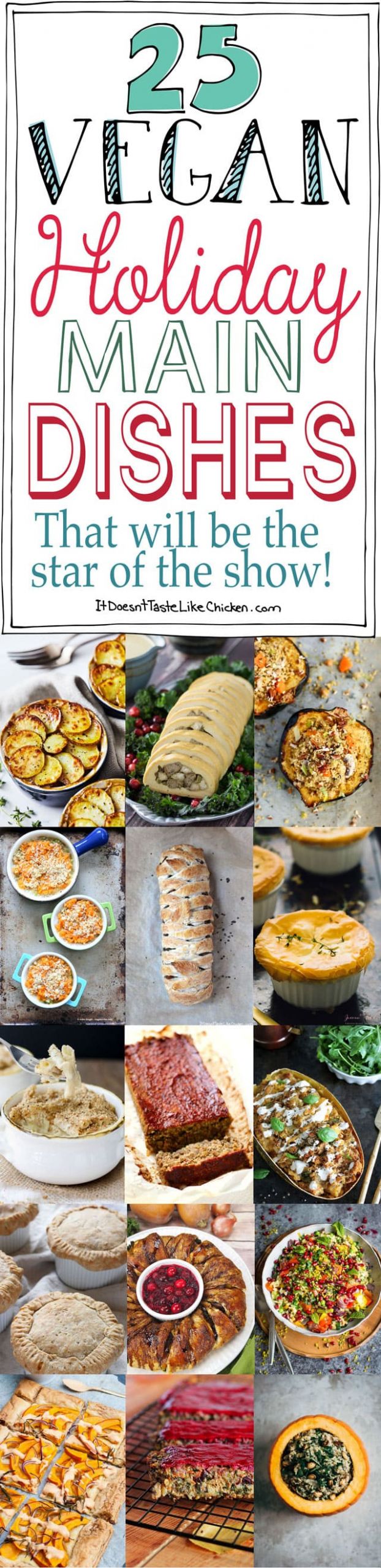 20 Best Holiday Vegetarian Main Dishes – Home, Family, Style and Art Ideas