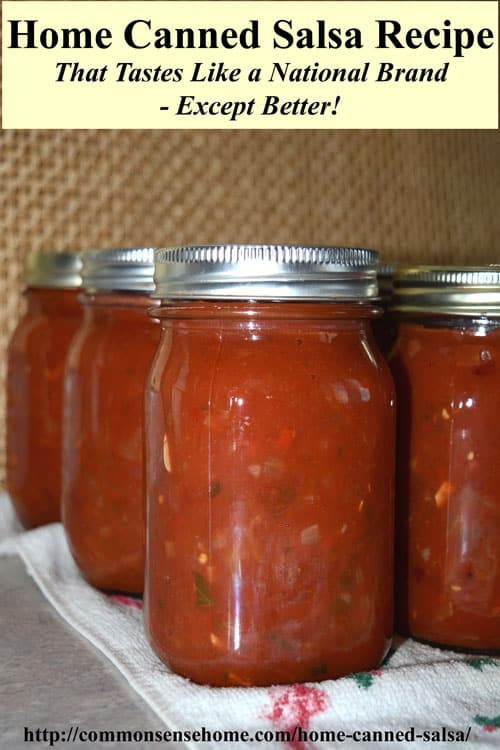 Home Canned Salsa Recipe
 Home Canned Salsa