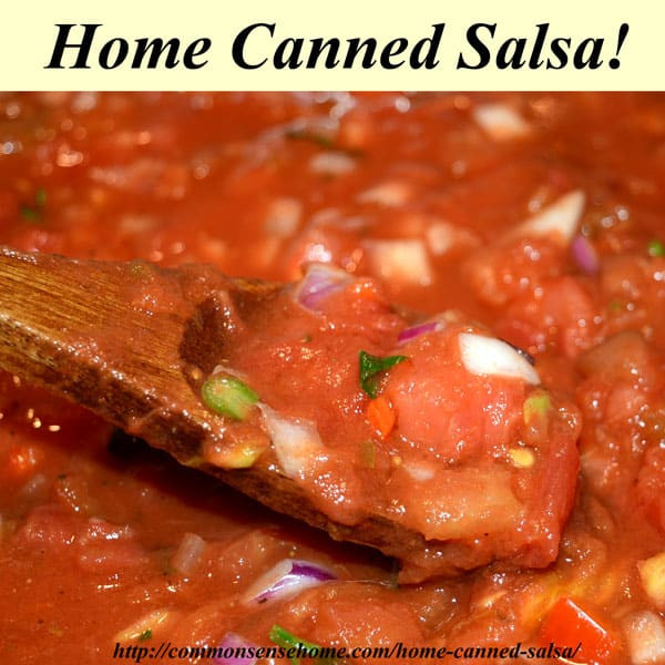 Home Canned Salsa Recipe
 Home Canned Salsa