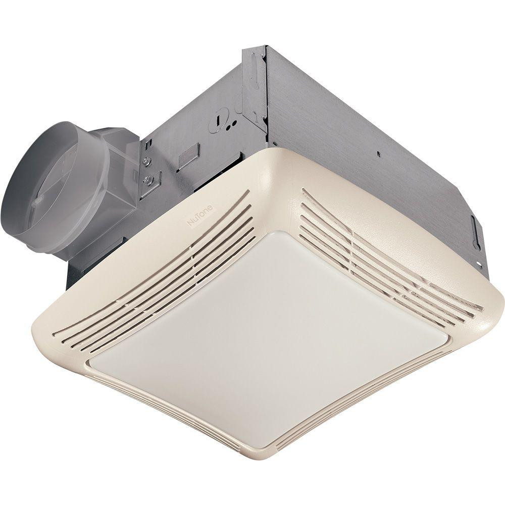 Home Depot Bathroom Exhaust Fans
 NuTone 50 CFM Ceiling Bathroom Exhaust Fan with Light