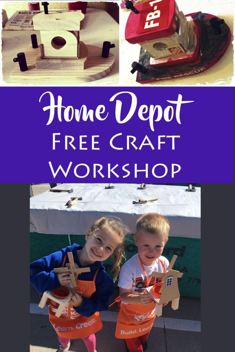 Home Depot Crafts For Kids
 Home Depot Craft Free once a month activity for kids