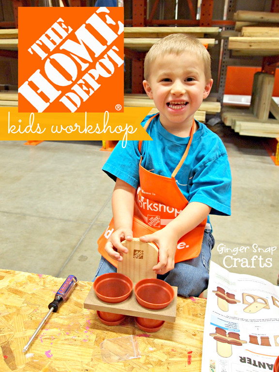Home Depot Crafts For Kids
 Ginger Snap Crafts The Home Depot Kids Workshop Build