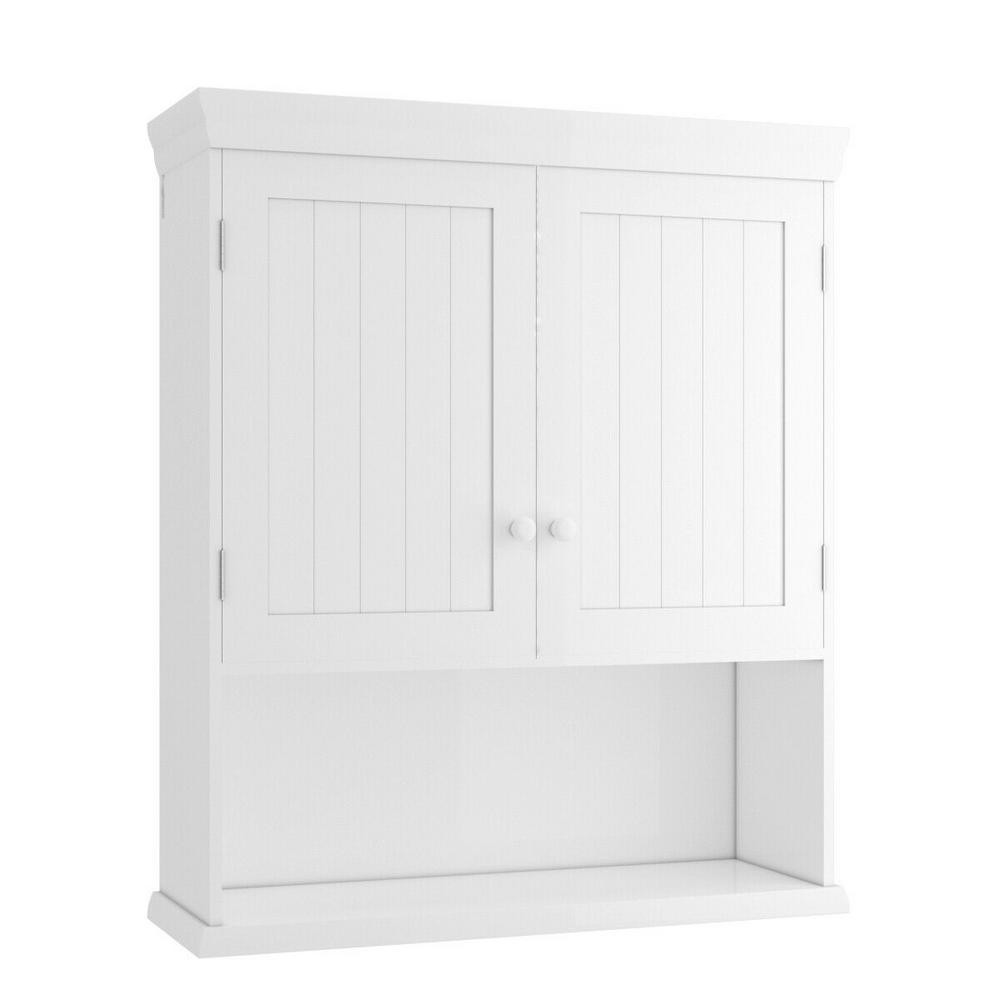 Home Depot Kitchen Cabinet Organizer
 Costway 8 in W Wall Mount Bathroom Cabinet Storage