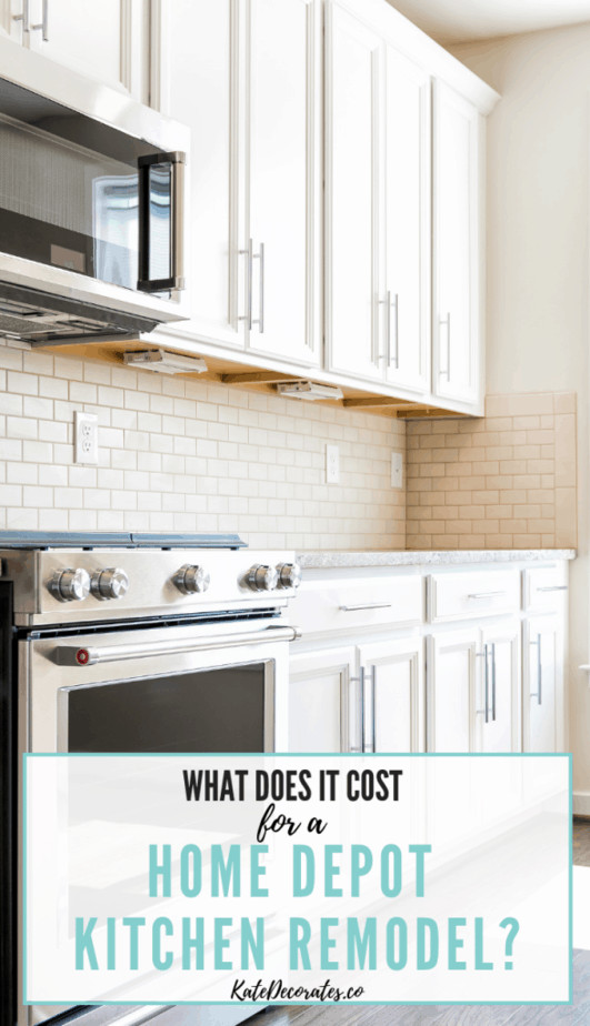 Home Depot Kitchen Remodel Cost
 How Much Does a Home Depot Kitchen Cost