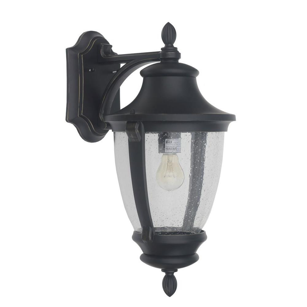 Home Depot Landscape Lighting
 Home Decorators Collection Wilkerson 1 Light Black Outdoor