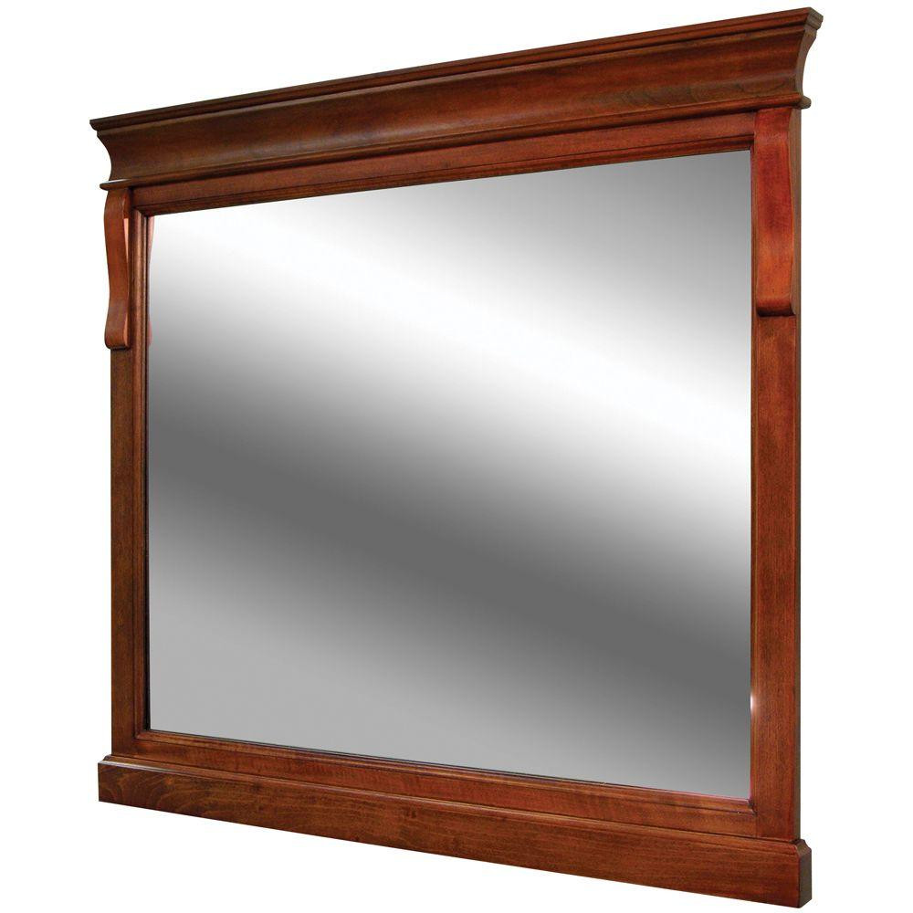 Home Depot Mirrors For Bathroom
 Home Decorators Collection Naples 36 in x 32 in Wall