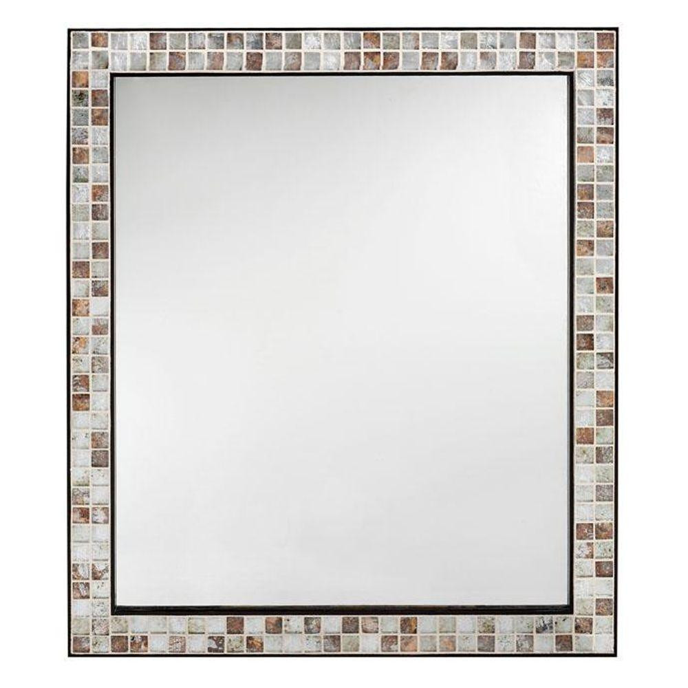 Home Depot Mirrors For Bathroom
 Unbranded Briscoe 28 in W x 33 in L Wall Mirror in