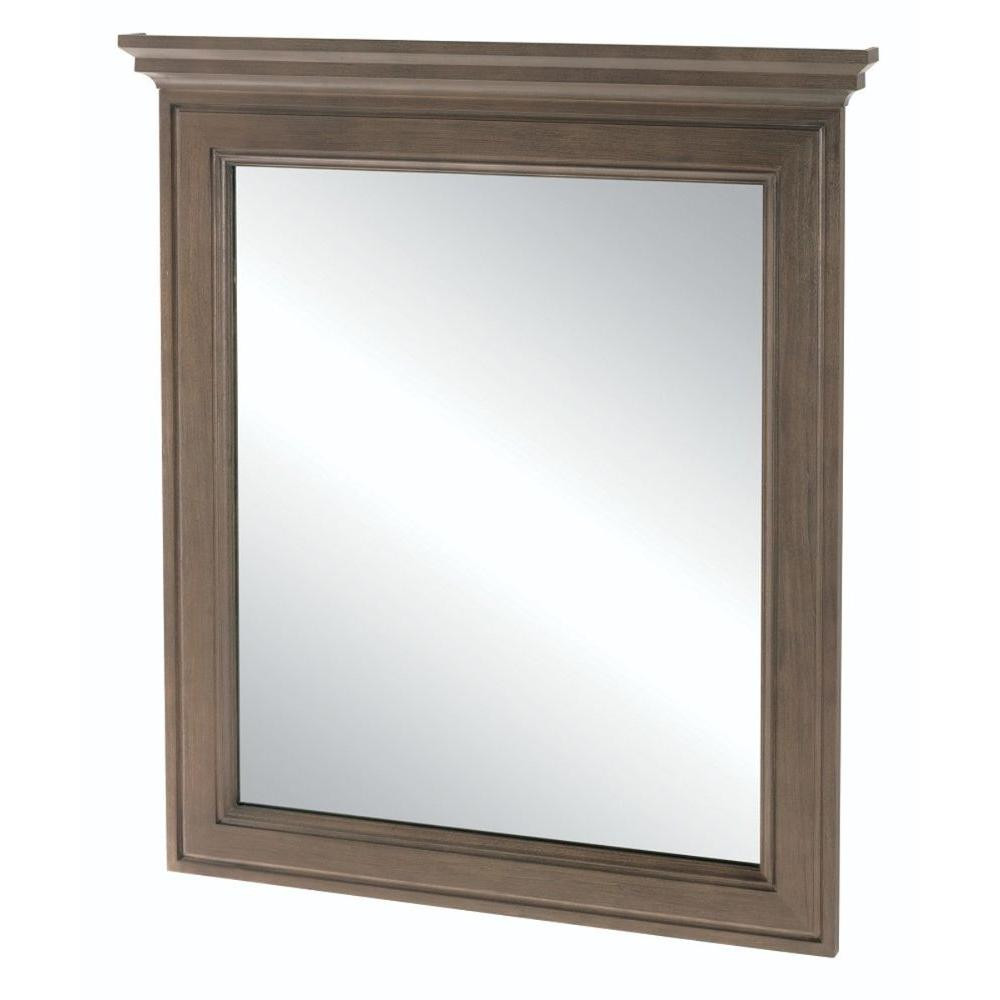 Home Depot Mirrors For Bathroom
 Home Decorators Collection Albright 30 in x 34 in Framed