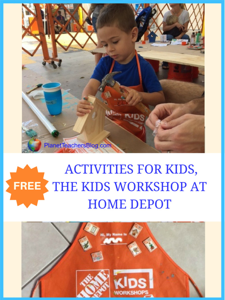 Homedepot Kids Craft
 Free Activities for Kids The Kids Workshop at Home Depot