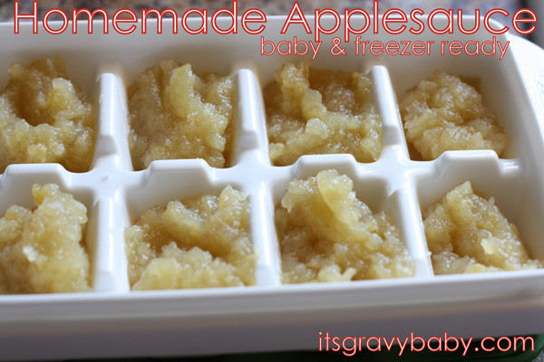 Homemade Applesauce For Baby
 How To Make Your Own Baby Food It s Gravy Baby