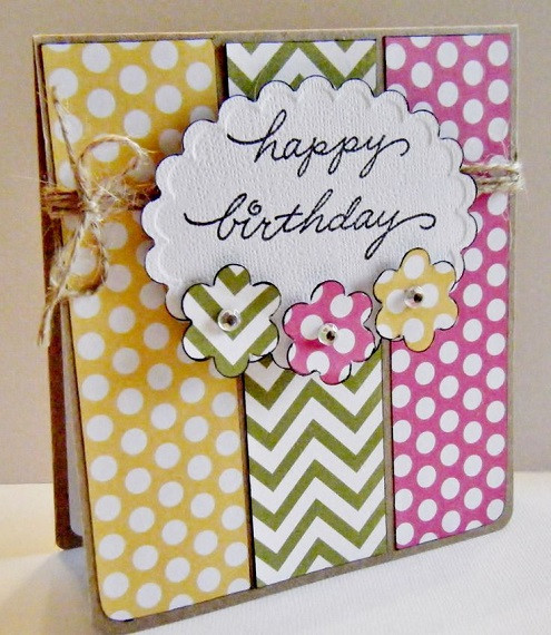 Homemade Birthday Card
 32 Handmade Birthday Card Ideas and