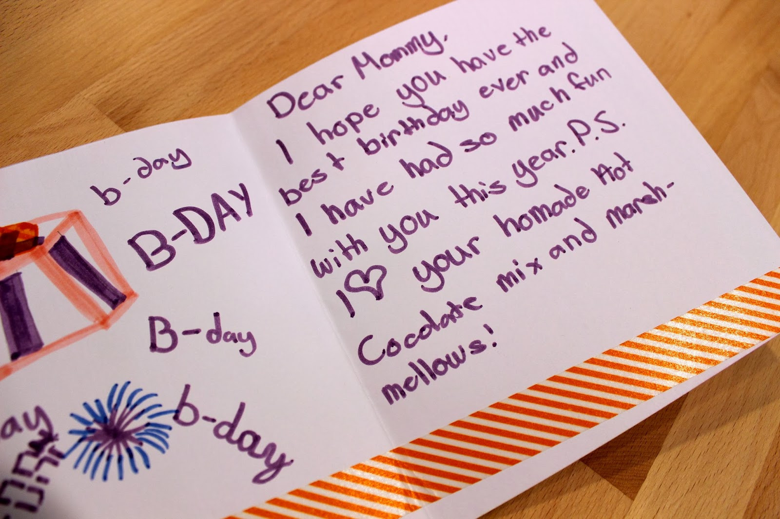 Homemade Birthday Cards For Mom
 Recipes for Homemade Marshmallows & Hot Chocolate