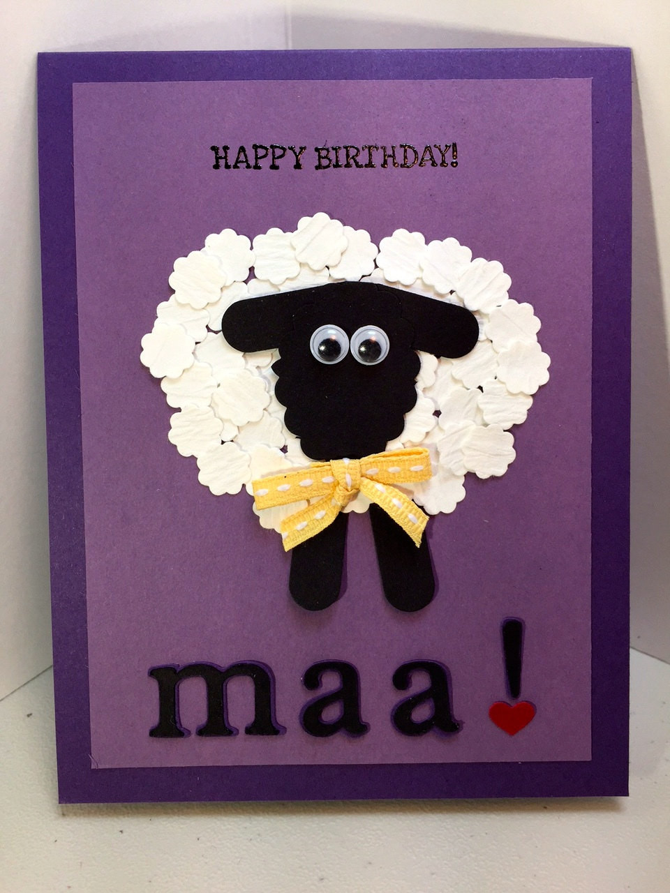 Homemade Birthday Cards For Mom
 Happy Birthday Maa Humerous Handmade by TreasuresForACure