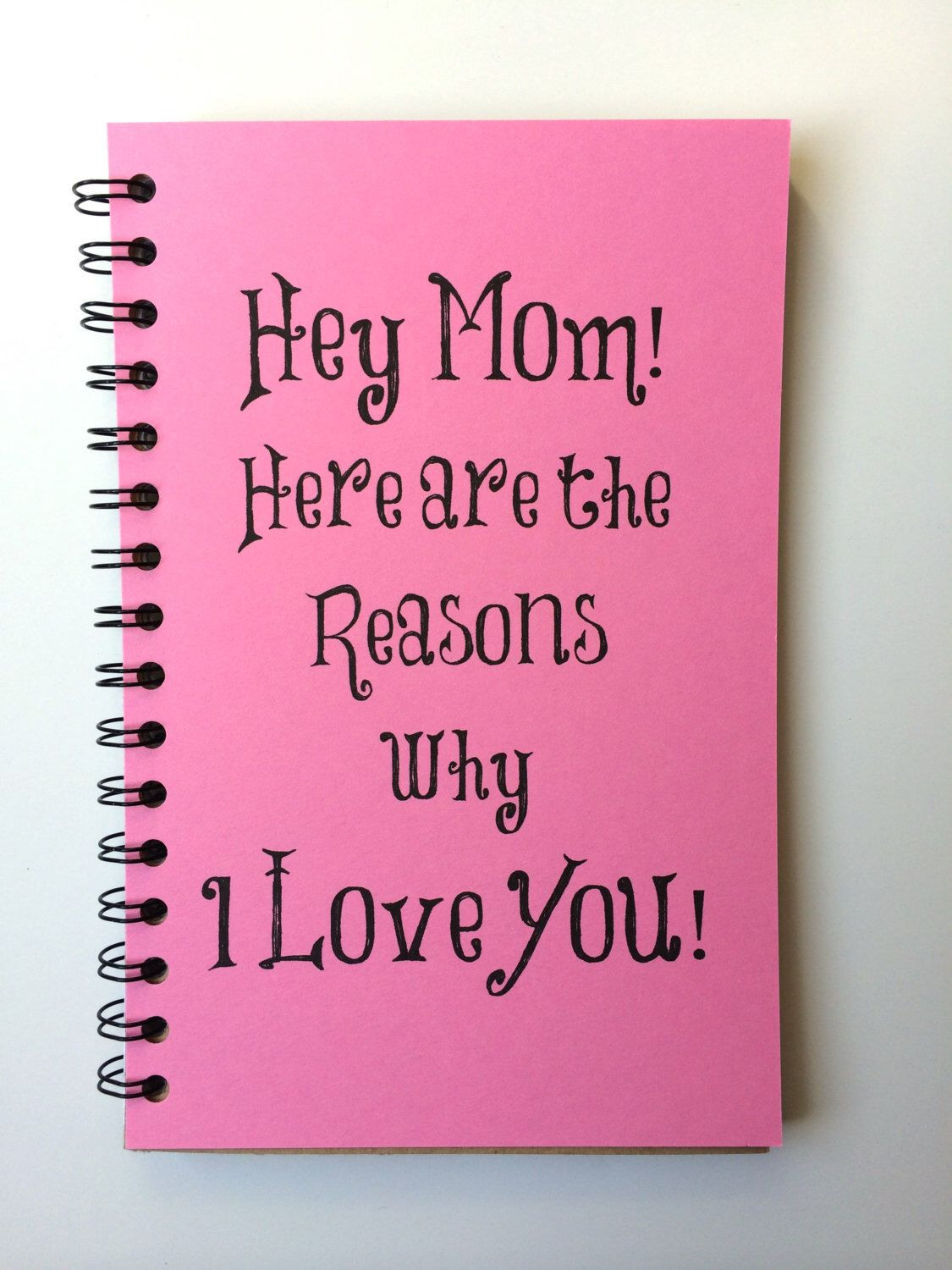 Homemade Birthday Gifts For Mom From Kids
 Mothers Day Gift Notebook Gift From Daughter From Son