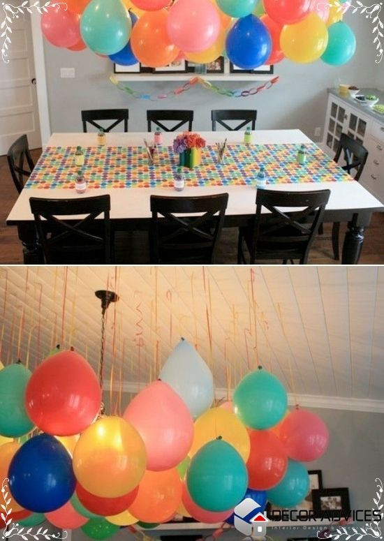 Homemade Birthday Party Decorations
 47 best images about Blue and White 50th Birthday Party on