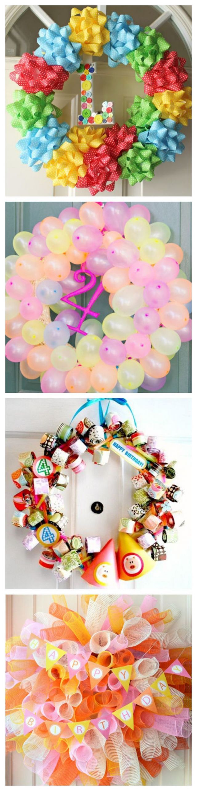 Homemade Birthday Party Decorations
 9 Birthday Wreaths That Are Just Too Cute