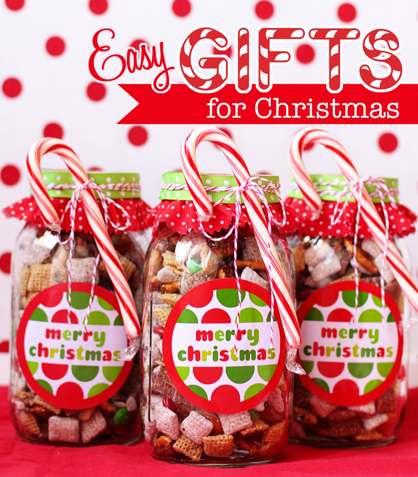 Homemade Christmas Gifts For Kids To Make
 How To Make Handmade Chex Mix Holiday Gifts & Bonus Free