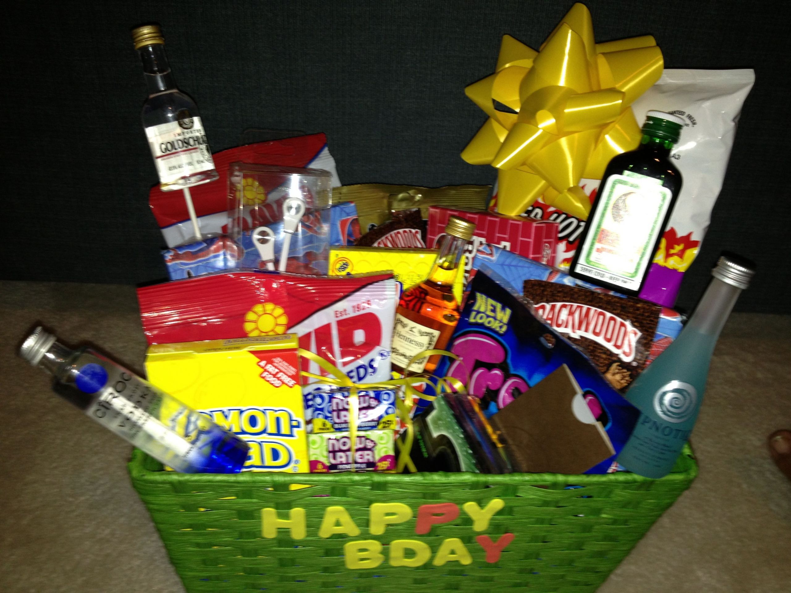 Homemade Gift Basket Ideas For Boyfriend
 Boyfriend birthday t basket