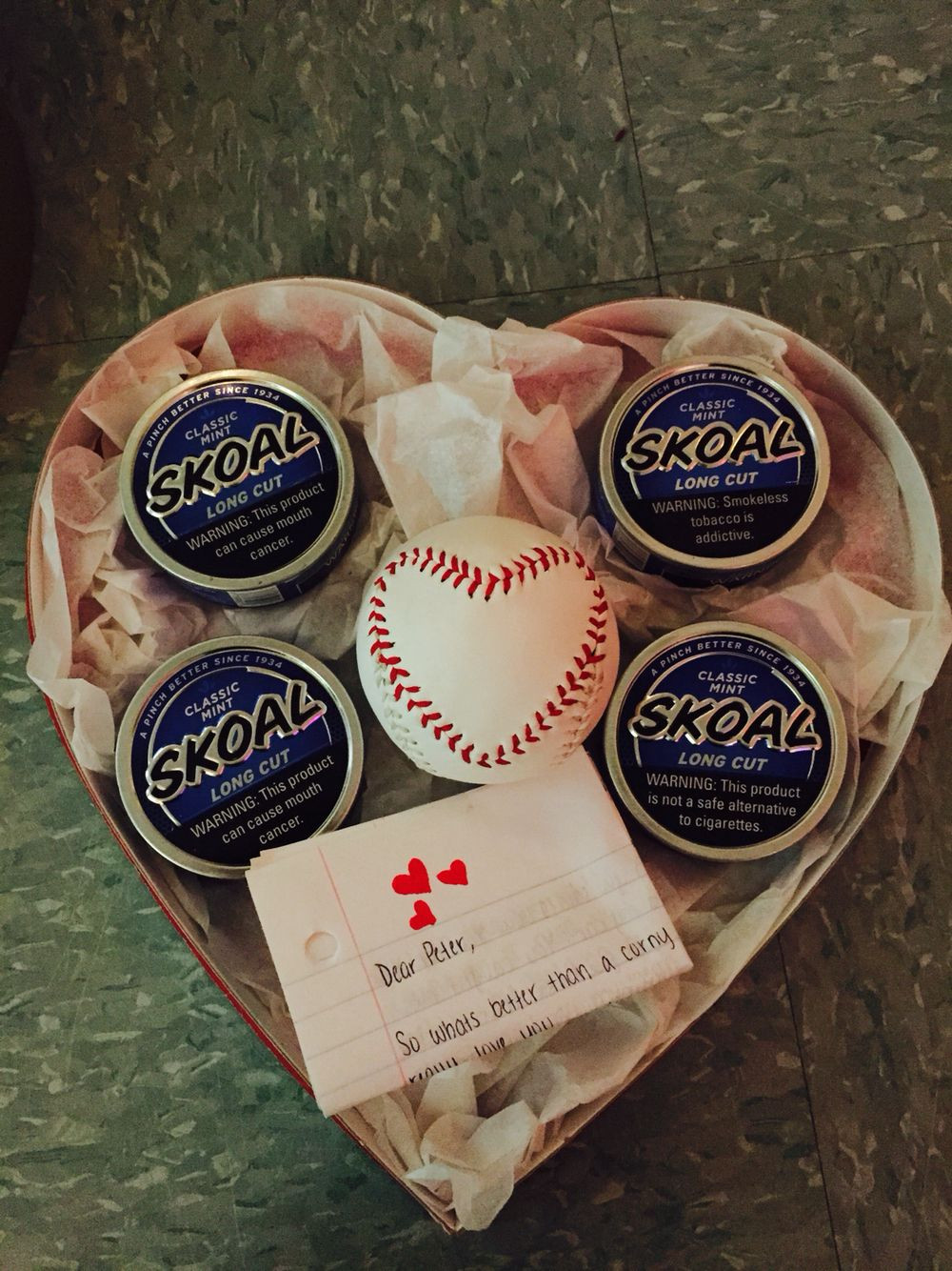 Homemade Gift Ideas For Boyfriend For Valentines Day
 Valentine s Day t for him baseball girlfriend