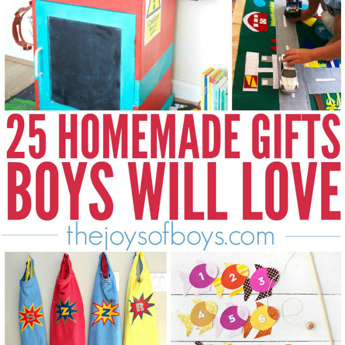 Homemade Gift Ideas For Boys
 25 Homemade Gifts Boys Will Love