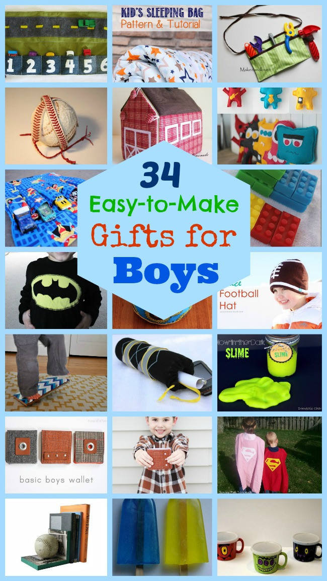 Homemade Gift Ideas For Boys
 34 Awesome Handmade Gifts for Boys Crafts a la mode