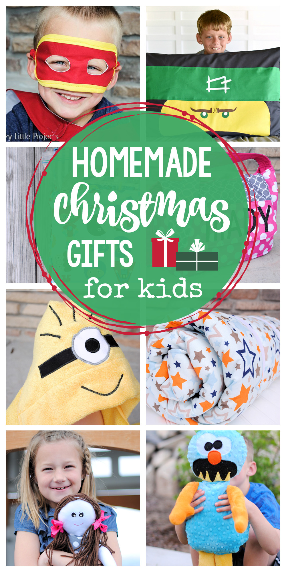 Homemade Gifts For Children
 25 Homemade Christmas Gifts for Kids Crazy Little Projects