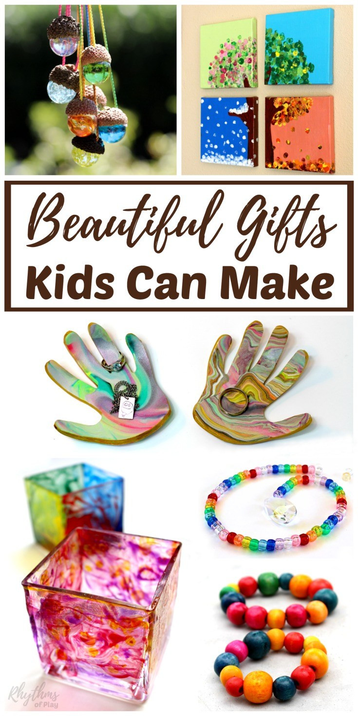 Homemade Gifts For Children
 Beautiful DIY Gifts Your Kids Can Make