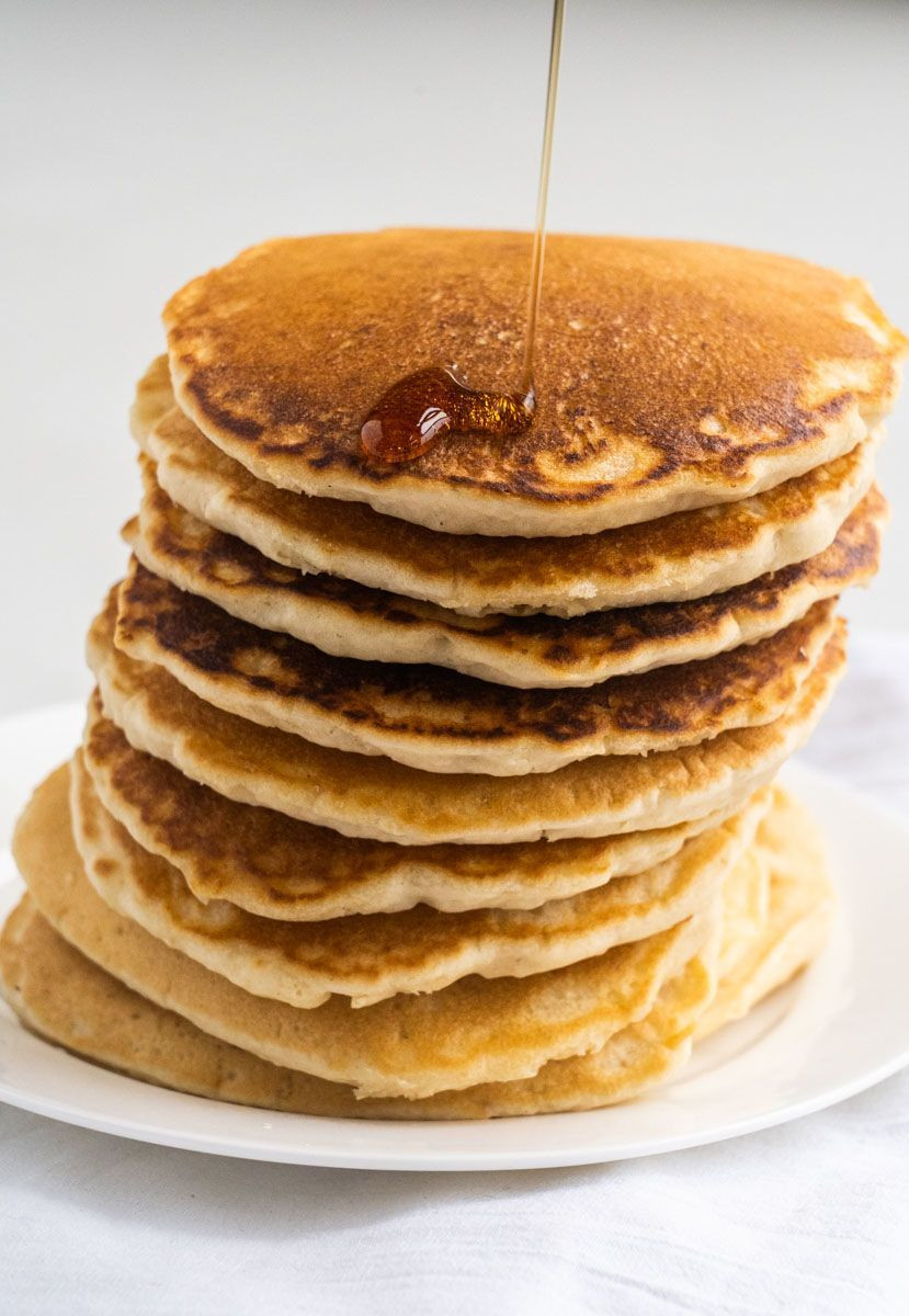 Homemade Pancakes No Milk
 No Milk No Eggs Pancakes Recipe in 2020