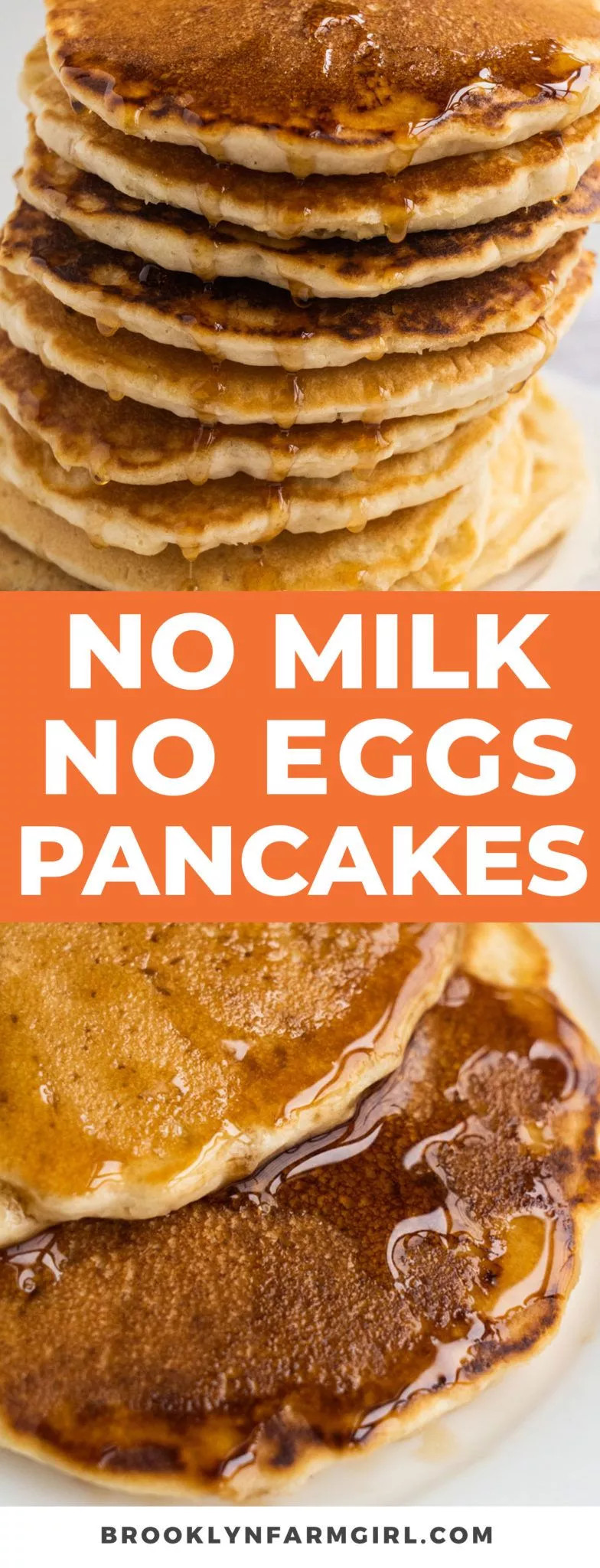 Homemade Pancakes No Milk
 Easy fluffy pancakes that are made with no milk and no