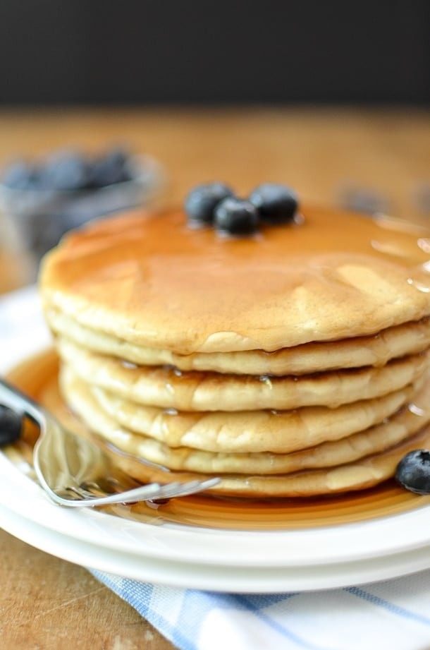 Homemade Pancakes No Milk
 Extra Fluffy Dairy Free Pancakes Recipe in 2020