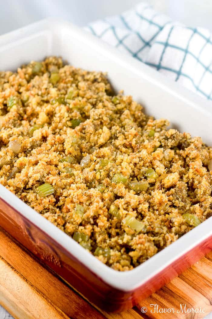 Homemade Thanksgiving Stuffing Recipe
 Easy Cornbread Dressing Flavor Mosaic