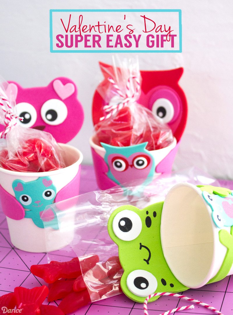 Homemade Valentine Gifts For Kids
 DIY Valentine Gift for Kids Paper Cup Kits Darice